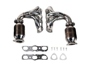 Fabspeed RENNKRAFT Modular Headers With HJS Catalytic Converters. Porsche 991 Carrera (2012-2016) - 99111341102, 99111341104, 99111341202, 91111341204 - FS.POR.991.MH.SCCB, FS.POR.991.MH.SC